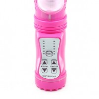 Rabbit Thrusting Vibrator Rotating Beads Pink